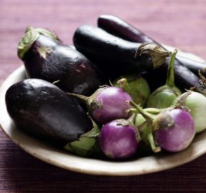 Eggplants.