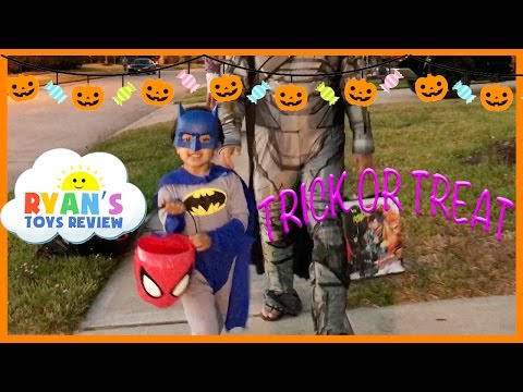 Kid Halloween Trick or Treat Candy Haul Prank on Ryan I told my Kid I ate all their Halloween Candy