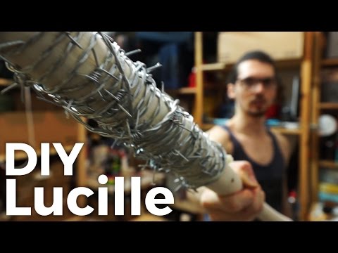 Lucille Makeover | Wrapping A Bat With Barb Wire