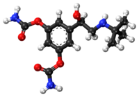 Bambuterol ball-and-stick model.png