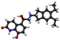 Indacaterol ball-and-stick model.png