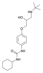 Chemical structure of talinolol