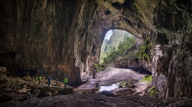 Hang Son Doong river caves in Quang Binh province, Vietnam.