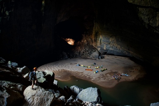 Hang Son Doong river caves in Quang Binh province, Vietnam.