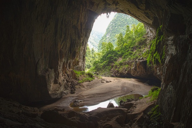 Hang Son Doong river caves in Quang Binh province, Vietnam.