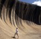 Hydon, Australia - August 4, 2013: Wave Rock is a natural rock formation located east of the small town of Hyden in ...