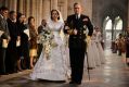 Claire Foy as Queen Elizabeth II and Jared Harris as King George VI in <i>The Crown</i>.