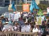 Roe 8 wetlands protest - Parliament House -  Picture; Michael O'Brien    The West Australian