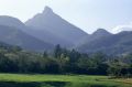 A group of campers were reportedly struck by lightning on the summit of Mount Warning on Tuesday morning.