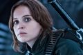 The franchise's first female action hero, Jyn Erso (Felicity Jones).