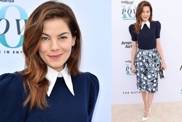 Yes it’s prim, proper and a tiny bit twee, but I happen to think Michelle Monaghan looks cute as a button in this ...