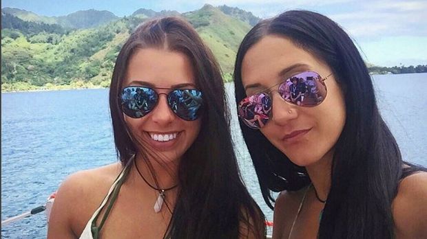 Isabelle Lagace, 28,(right) has pleaded guilty to importing cocaine. Her travel companion Melina Roberce, 22, (left) ...