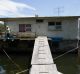 This is one of only four licensed houseboats on Sydney Harbour.