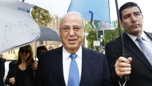 Eddie Obeid arrives for his sentencing on Thursday.