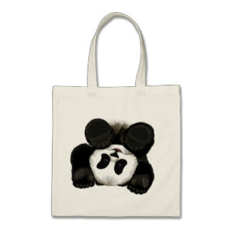 Cute Baby Panda Cub Tote Bag