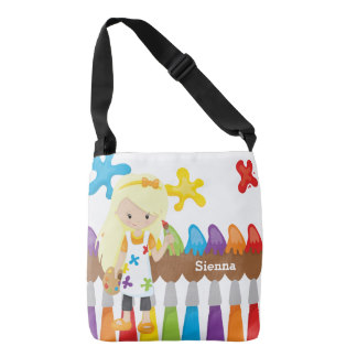 Cute Little Artist Crossbody Bag