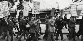 Seamen on strike, 1966