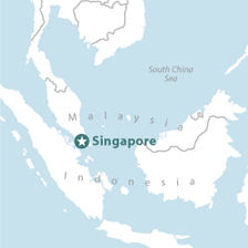 map of malaysia and singapore