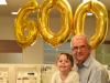 Top notch blood donor makes 600