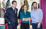 Mauro Grimaldi, Laudomia Pucci and Massimo Giorgetti