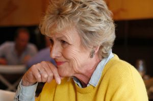 Heather Ewart at lunch at Salona, her local favourite in Richmond.