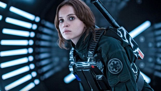 Felicity Jones as Jyn Erso in Rogue One.