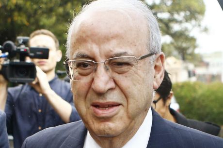 Eddie Obeid arrives at the Darlinghurst court complex for sentencing on Thursday.