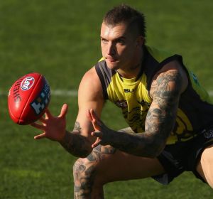 Dustin Martin, along with teammate Alex Rance, has been made a life member of the Richmond Football Club.