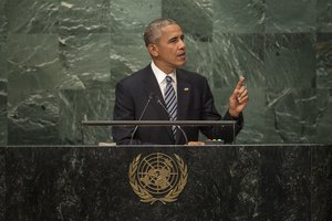 Barack Obama, President of the United States of America, addresses the general debate of the General Assembly’s seventy-first session, 20 September 2016.