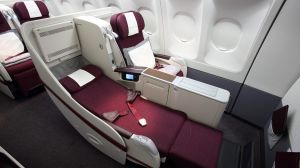 Qatar Airways' seat has excellent storage, is comfortable and clean, with everything in good working order.