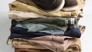 Chinos: the pants of choice for men in their mid-30s.