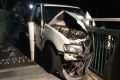 Two men walked away from this crash on Sunday night. 
