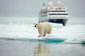 Silversea's Silver Explorer in the Arctic Circle.