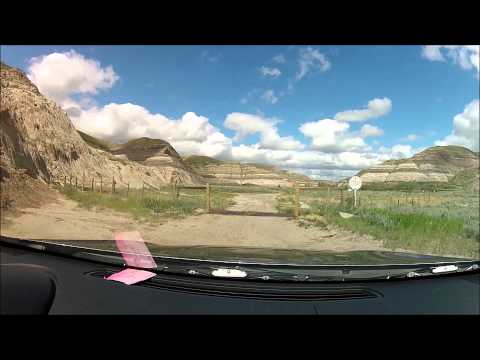 Driving Calgary to Drumheller