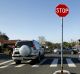 There are fewer cars on the road and not as many people catching public transport when schools are out.