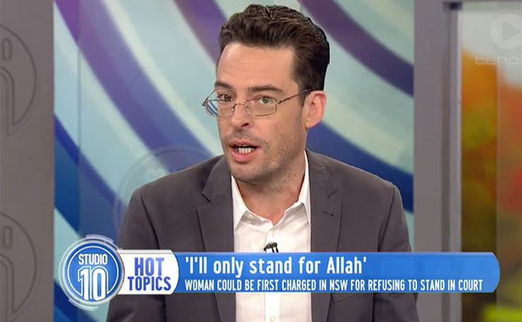 Studio 10's Joe Hildebrand.