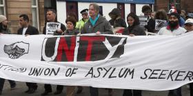 UNITY (union of asylum seekers) rally, Glasgow 7/10/06