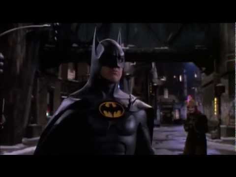 Batman Returns fight scene HD - Batman VS Red Triangle Gang (and dog)