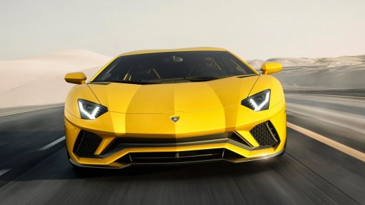 The Aventador S is claimed to reach 100km/h in just 2.9 seconds.