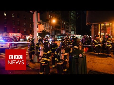 New York City: At least 29 wounded in 'intentional' explosion - BBC News