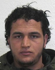 The wanted photo issued by German federal police on Wednesday, Dec. 21, 2016 shows 24-year-old Tunisian Anis Amri who is suspected of being involved in the fatal attack on the Christmas market in Berlin on Dec. 19, 2016.