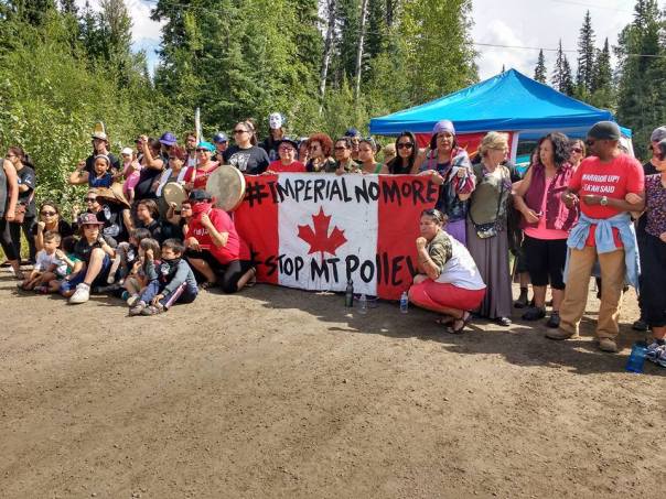 Mount Polley blockade 1