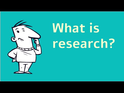 What is research?