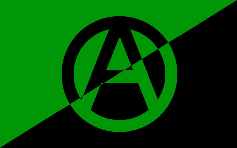 eco anarchist flag