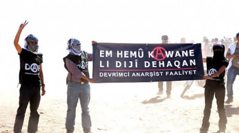 daf anarchist banner