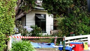 A family escaped unharmed after their home in Moira Street, Sunshine, was gutted by fire.