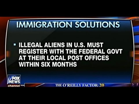 MUST SEE... Amazing Talking Points From Bill O'Reilly On Illegal Immigration Solutions 12 / 5 / 2016