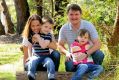 Maria Claudia Lutz and Fernando Manrique with their children,
Martin and Elisa.