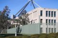 Fencing surrounding the ministerial entrance could be extended to other parts of the building.