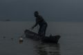 Byron Presida fishes from a dugout canoe off the shore of Bangkukuk Taik, Nicaragua, a remote village home to the Rama ...